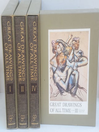 Item #F11299 Great Drawings Of All Time Vols. I - IV. Ira Moskovitz