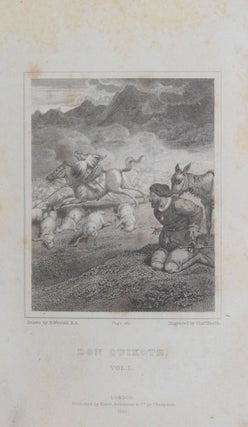 The Life and Adventures of Don Quixote de la Mancha. A new edition with engravings from designs by Richard Westall. (in 4 volumes)