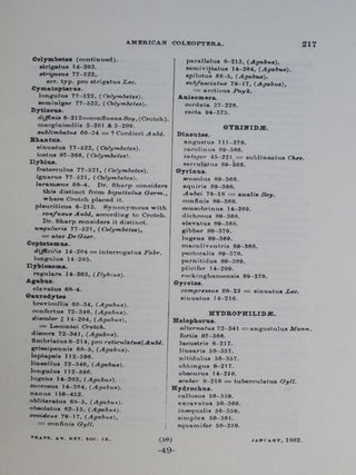 The Collected Leconte Papers on Entomology (9 volumes)