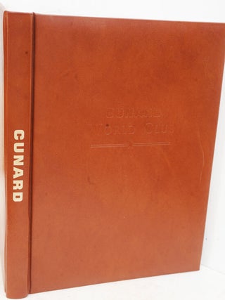 Item #F11811 CUNARD WORLD CLUB, The Atlas of Dream Places, a Special Leather bound copy for...