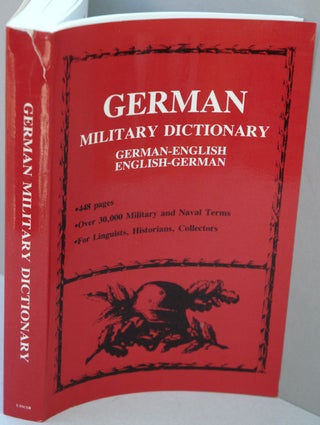 Item #F7625 German Military Dictionary. anon