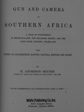 The Ivory Adventure Classics 6 vols, consisting of: Sport and Travel: East and West; East of the Sun and West of the Moon; Stanley and the White Heroes in Africa; Wild Beasts and Their Ways: Ends of the Earth; Gun and Camera in Southern Africa