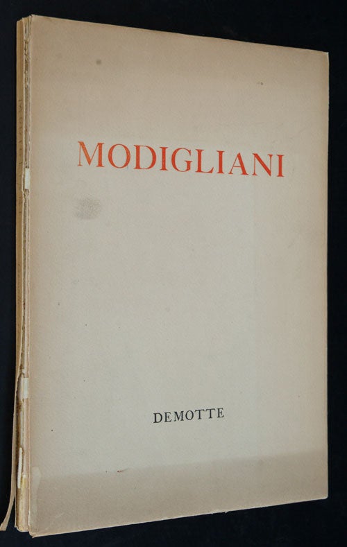 Item #F8917 Amedeo Modigliani 1884-1920 Retrospective Exhibition of Paintings, November 1931. Maud Dale, Foreword.