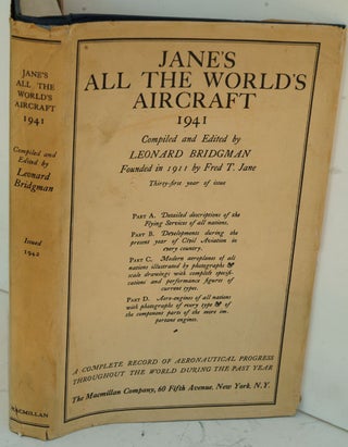 Item #F8952 Jane's All the World's Aircraft, 1941. Leonard Bridgman