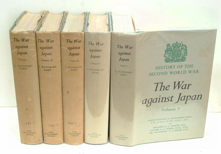 The War Against Japan complete set of 5 volumes | S. Woodburn Kirby